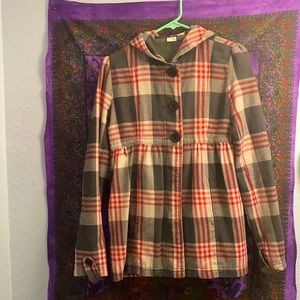 Roxy plaid Jacket M